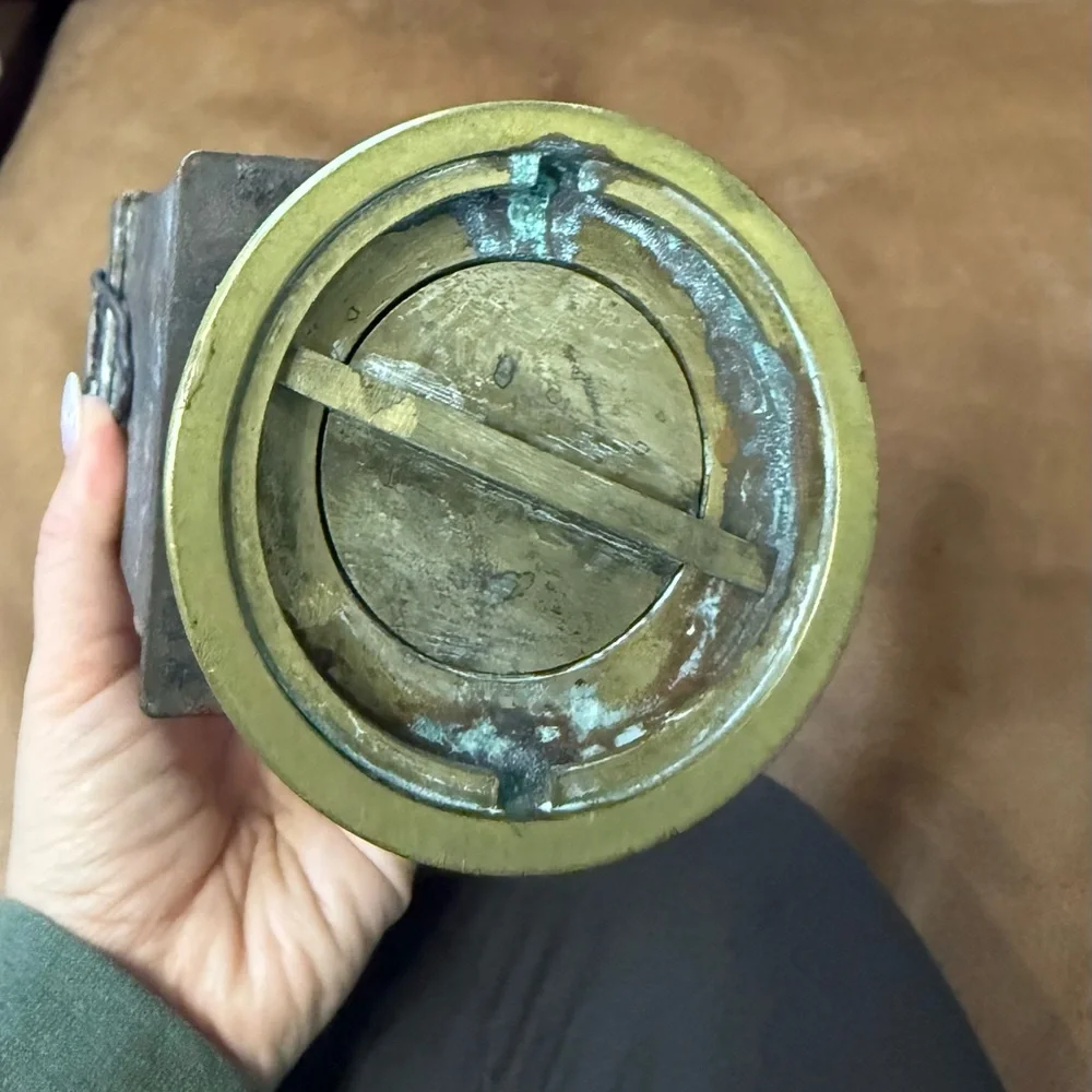 Antique Masson Paris Miner Safety Lamp Brevete SGDG Coal Mining Lantern